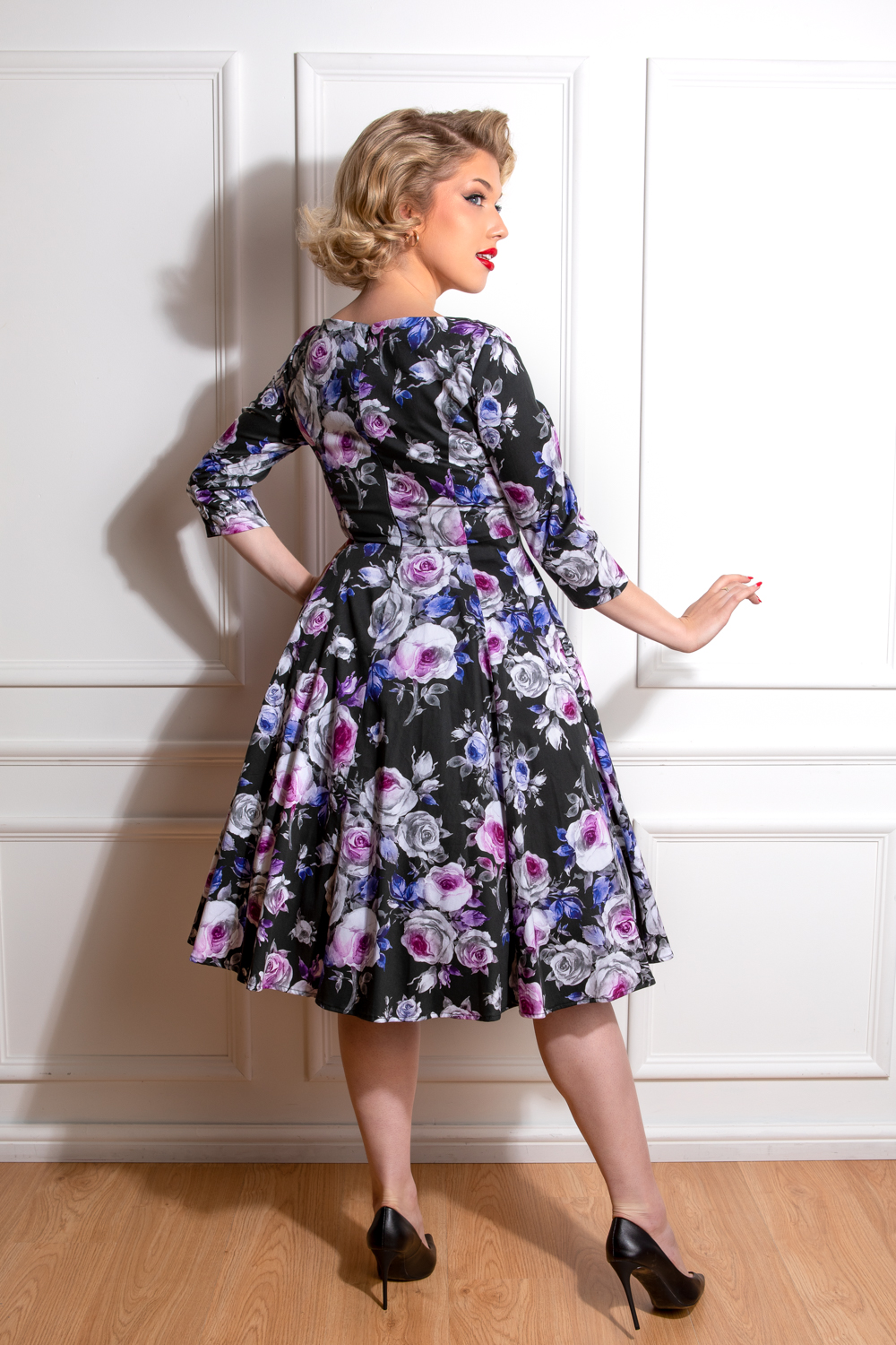 Charlotte Floral Swing Dress